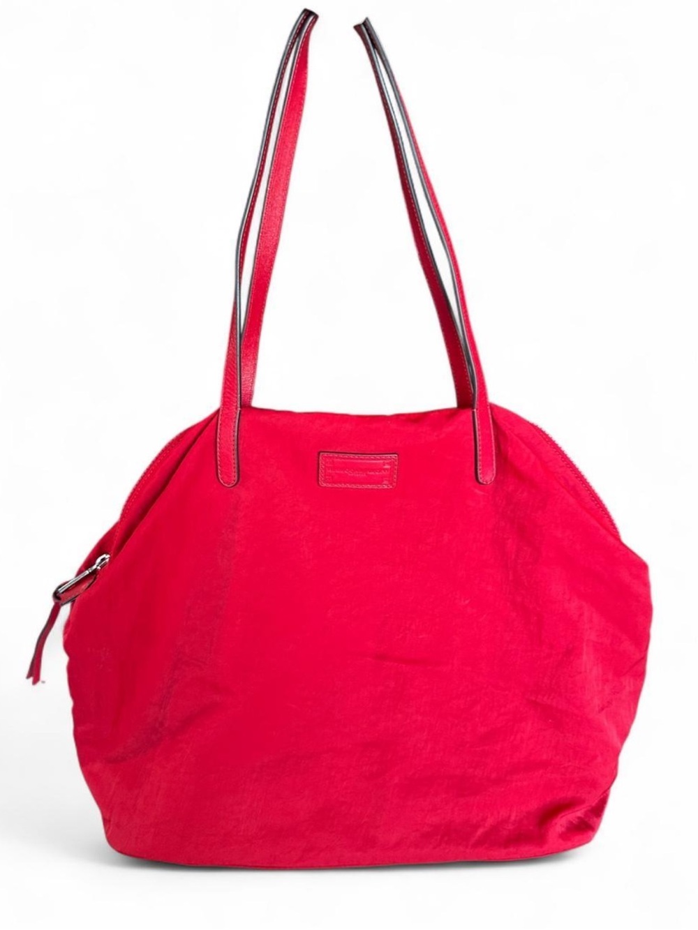 Rebecca Minkoff Washed Nylon Tote Red